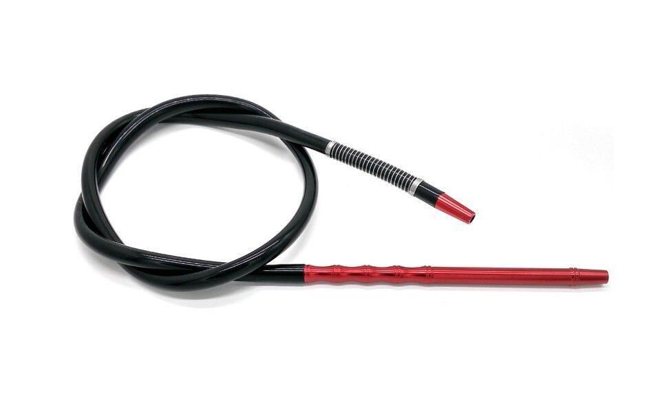 NEW Bamboo Style Aluminium&Silicone Hose Pipe Shisha Hookah Narghile Accessories