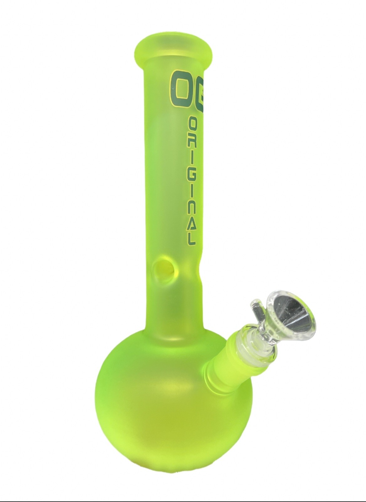 10 inch Orange Bong with a bowl – Hookah Water Pipe Bong Glass Bongs OG