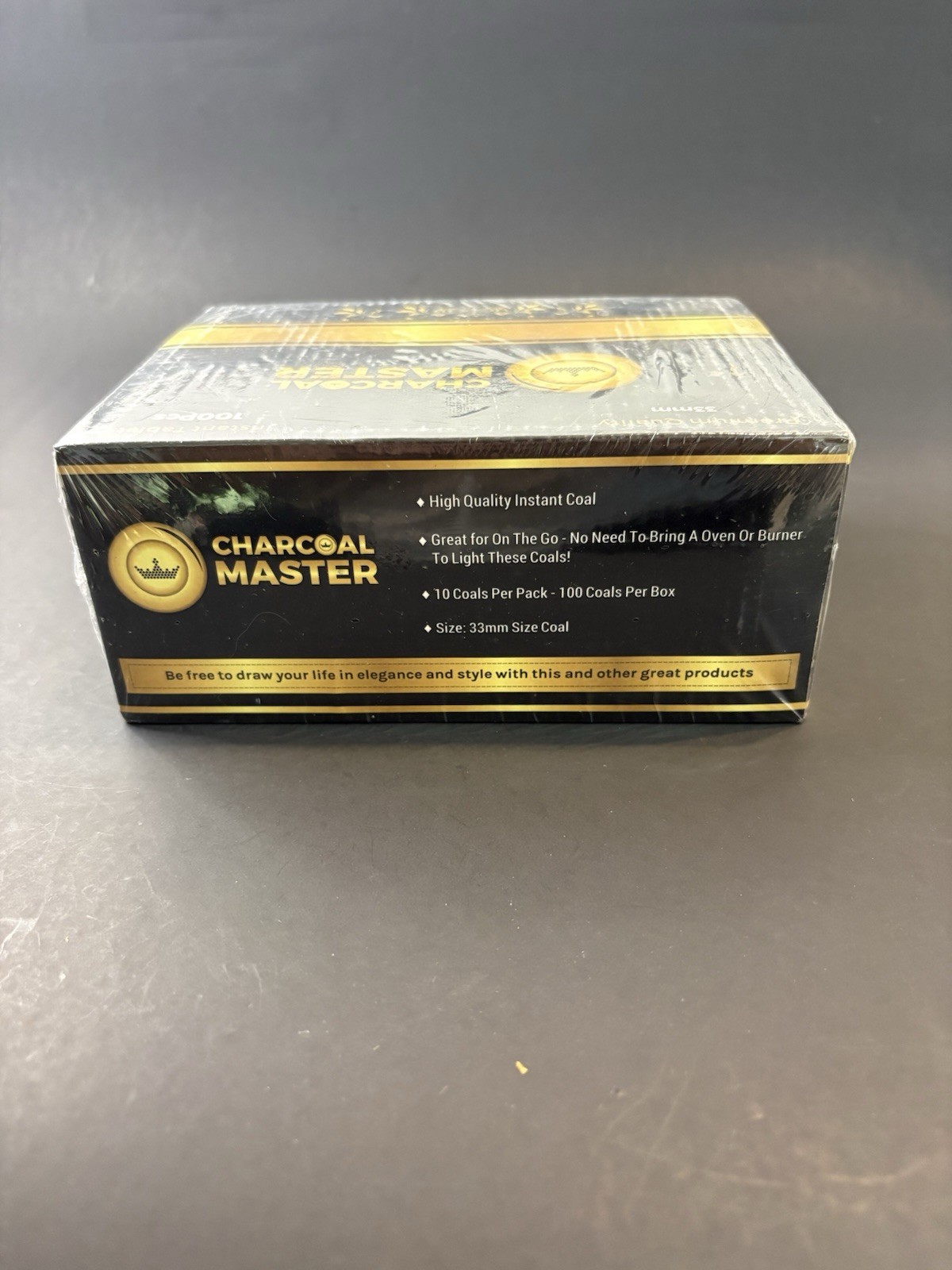 Instant Hookah Coal Charcoal Master 35mm Quick Light Tablets 100 Pcs Box