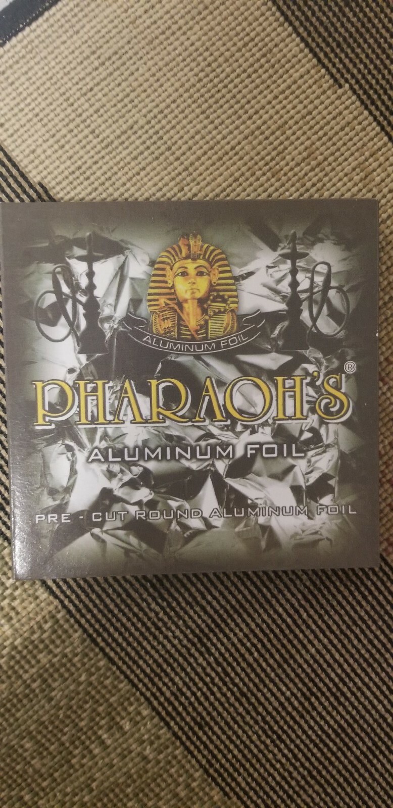 (1) Box PHARAOH&rsquo;S Pre-Cut Round Aluminum Foil 100 Count w/Free Shipping