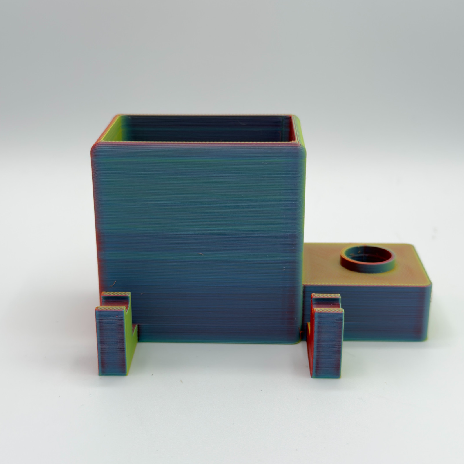 14mm Slide Stand Display Organizer W/ Tool Pick Holder – Tri Color Splash