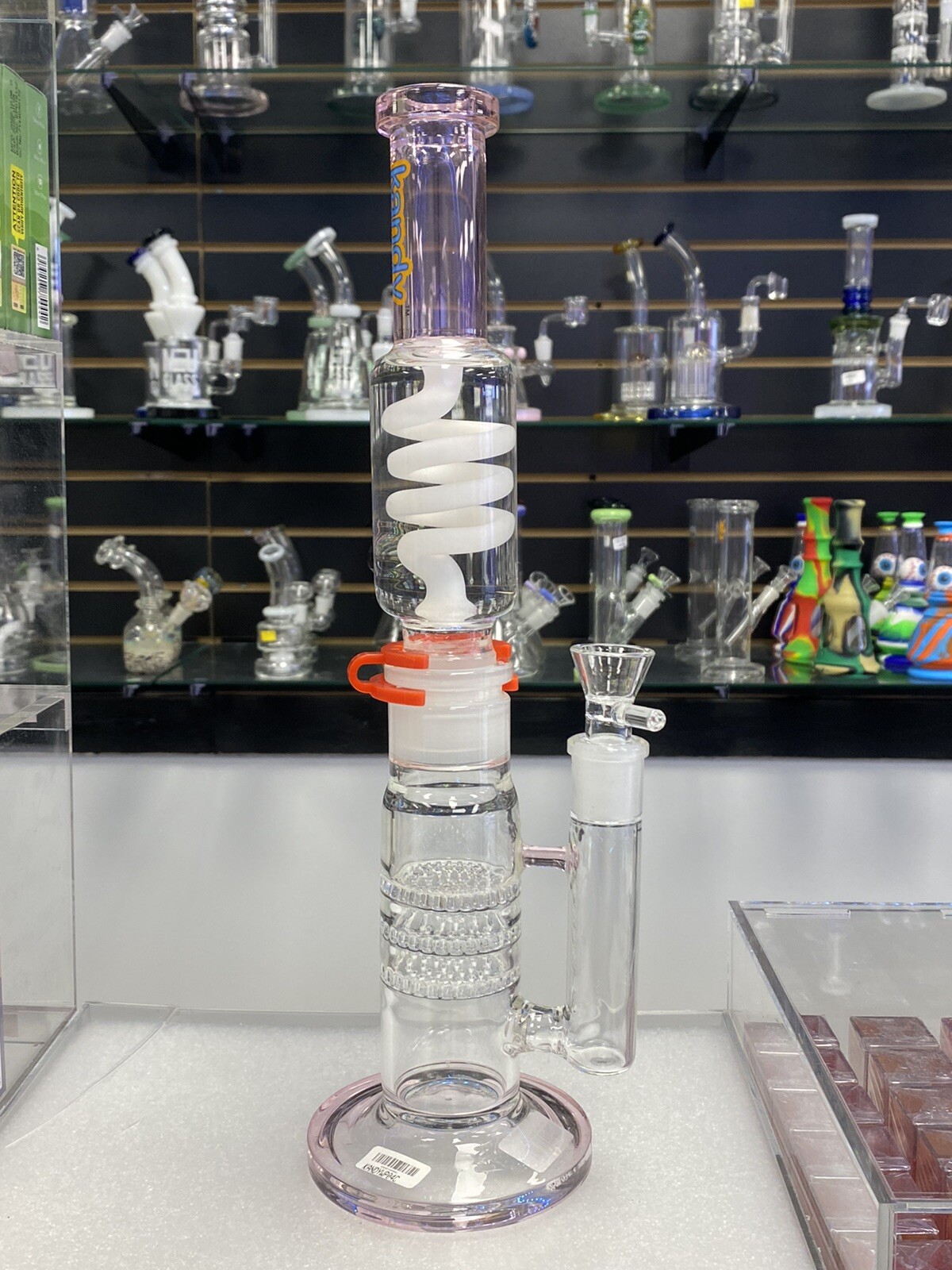 THICK 15&Prime; Kandy Glass Bong HEAVY Glass Water Pipe HOOKAH *USA*