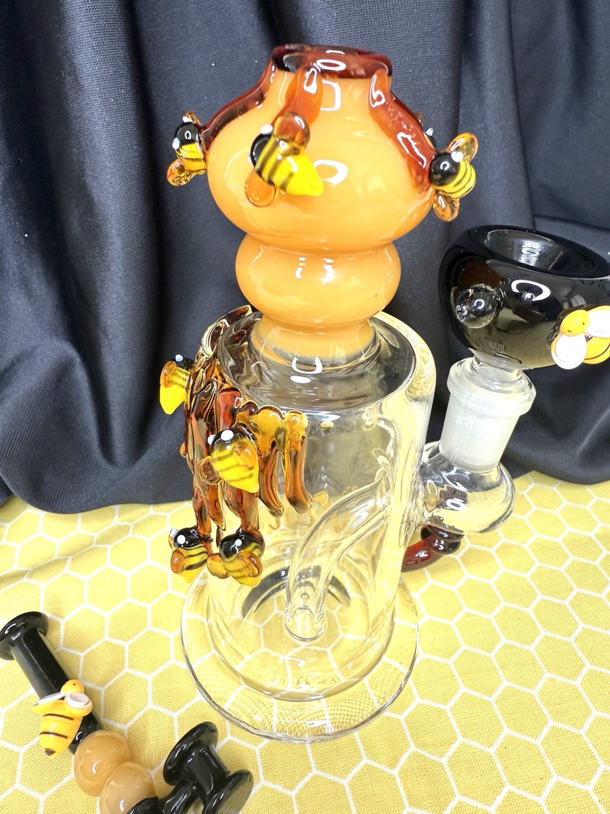 Venom Beehive Water Pipe Set 7 Inches Cool Cute Girly