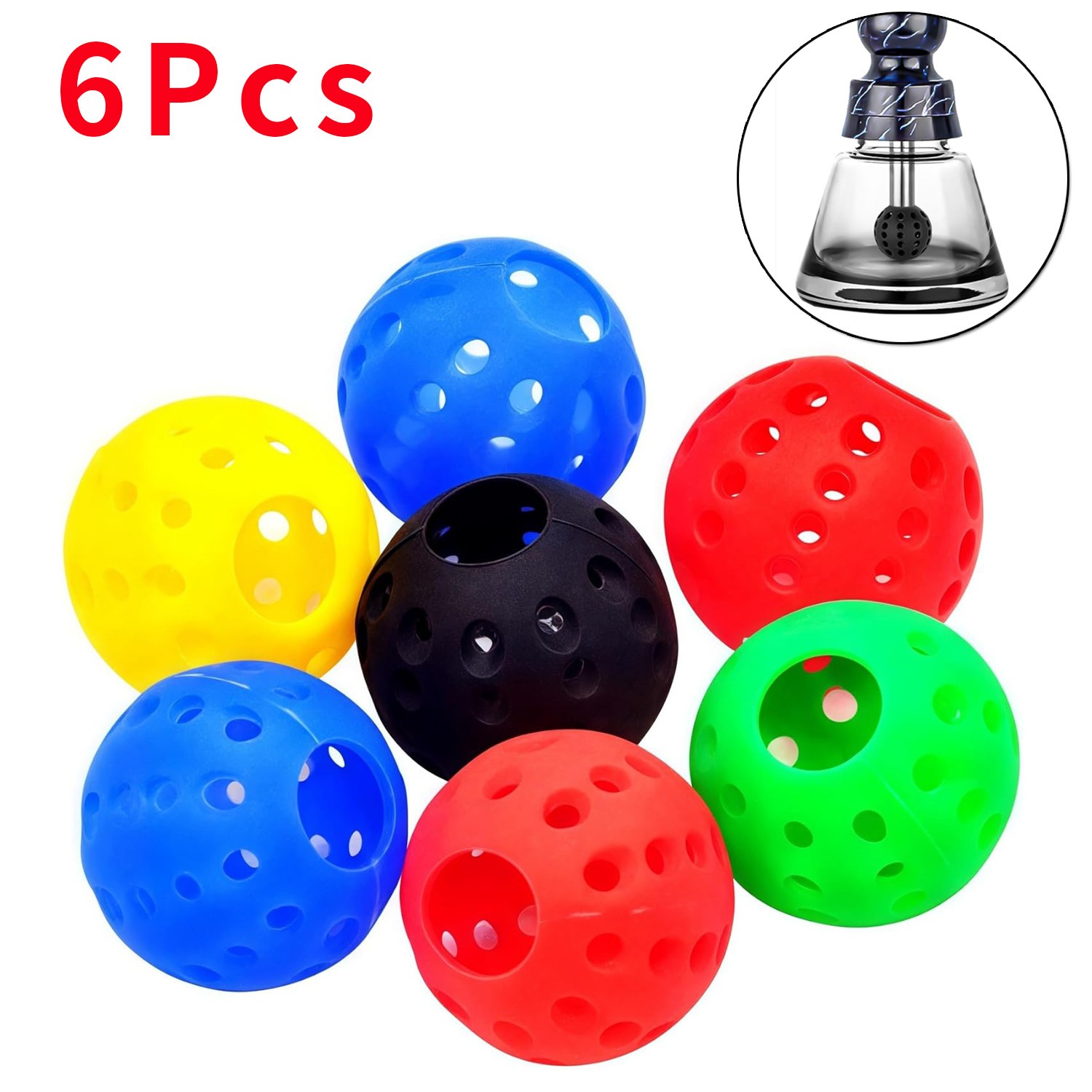 6X Silicone Silencer Muffler Shisha Hookah Smoking Pipe Sheesha Chicha Diffuser