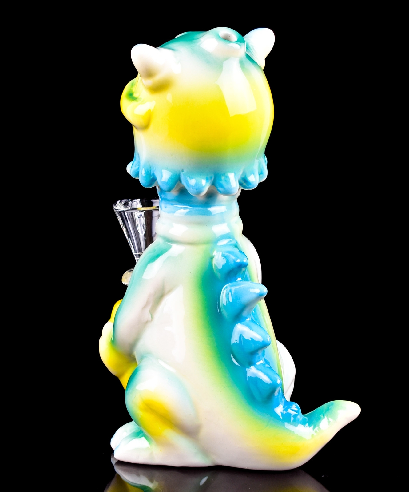 7&Prime; INCH ALIEN Eyed Bong CUTE Ceramic Water Pipe Hookah Halloween Special *USA*