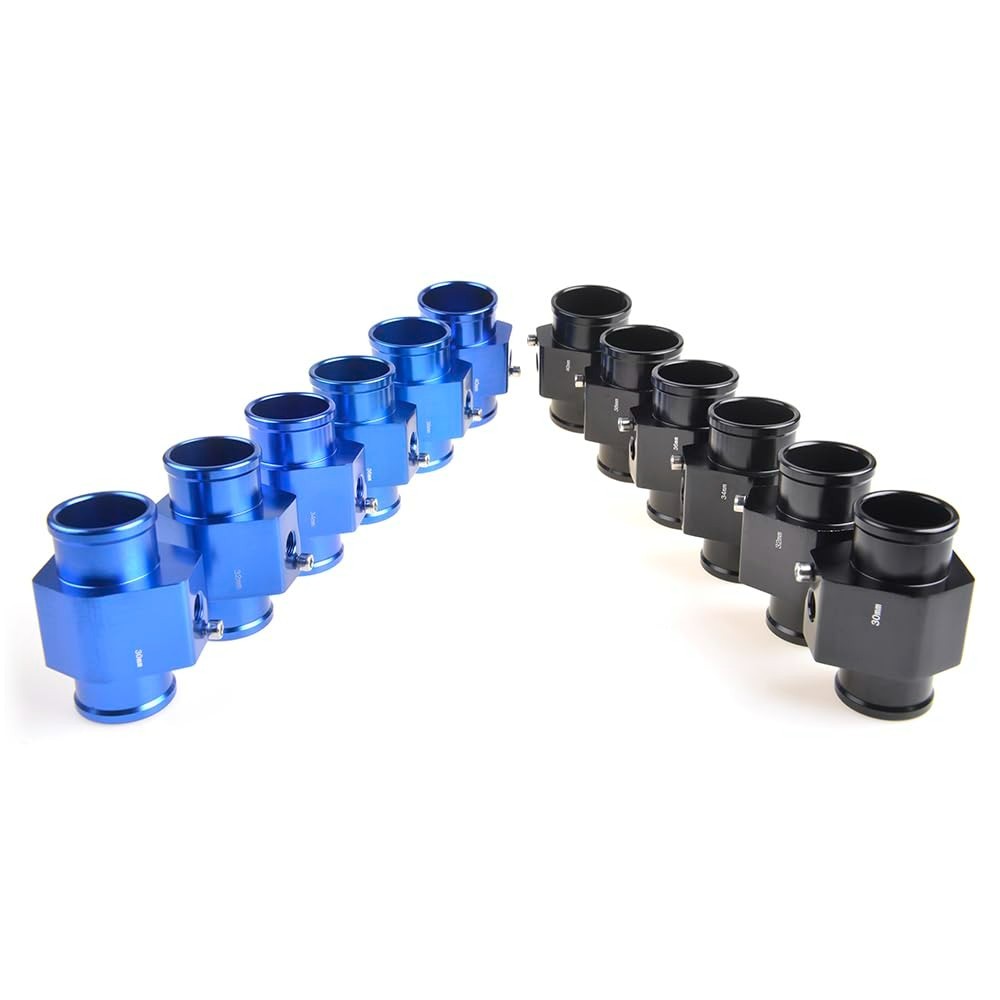 38mm Aluminum Water Temp Joint Pipe with Clamps – Durable & Accurate Measure
