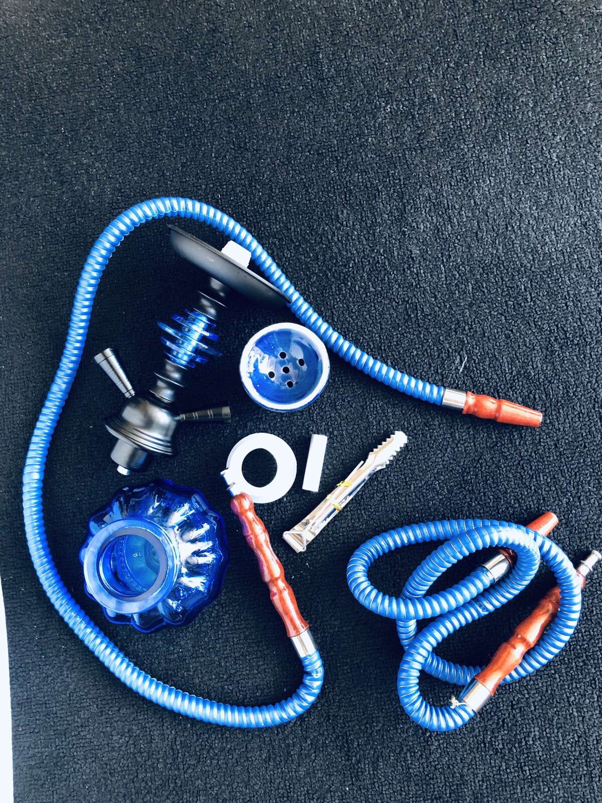 Double hose hookah-top 10 Selling Smoke Use Gout Chichi Shisha Tabak Glass Hooka