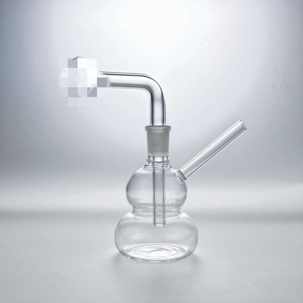 Portable 4&Prime; Glass Bong Gourd Smoking Water Pipe Hookah Bubbler W/Tool Box SET