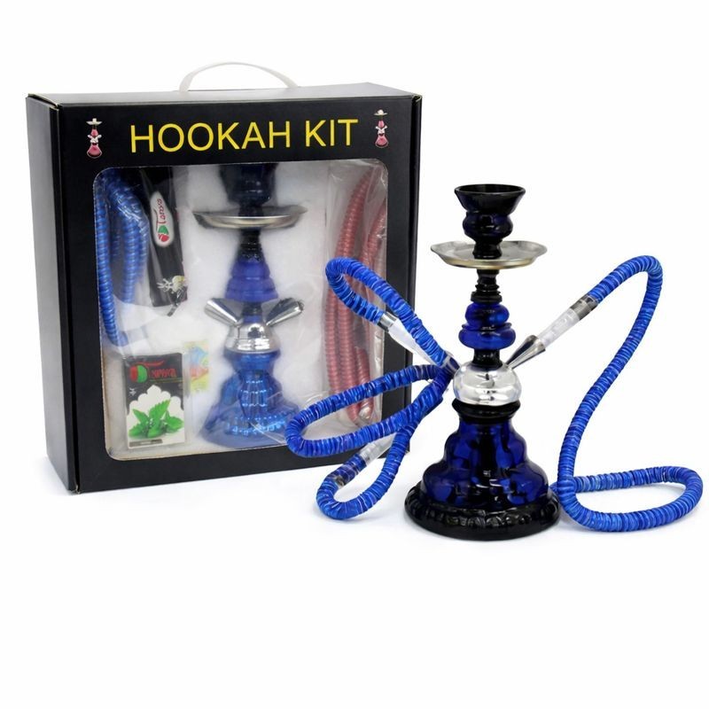 TANYA Hookah Kit – 2 Hose | Black | Complete Set | FREE Shipping
