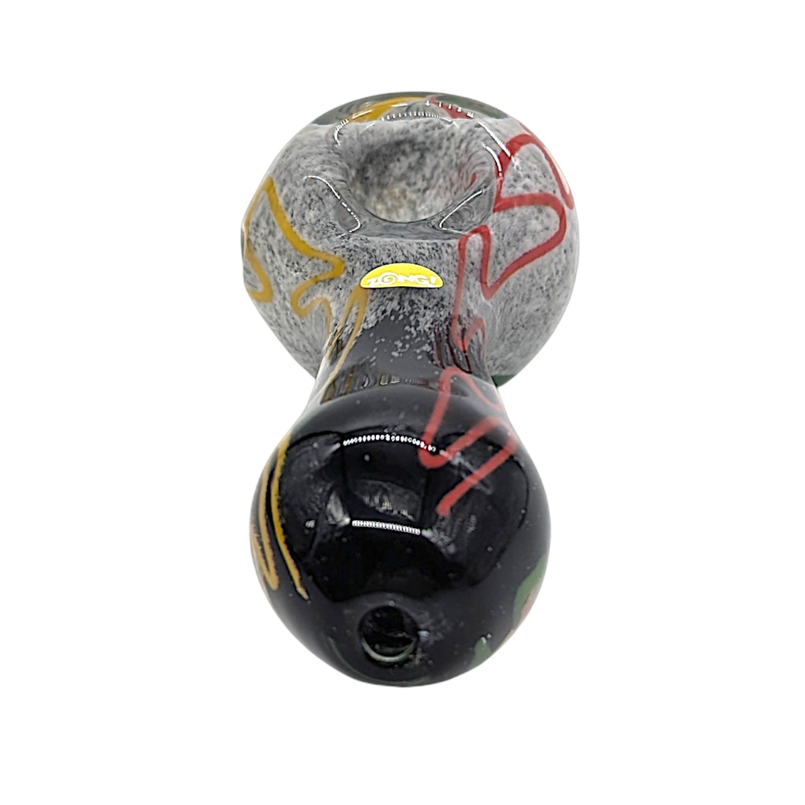 Zong Heavy Glass Spoon Tobacco Smoking Pipe Deep Bowl Weight 158g