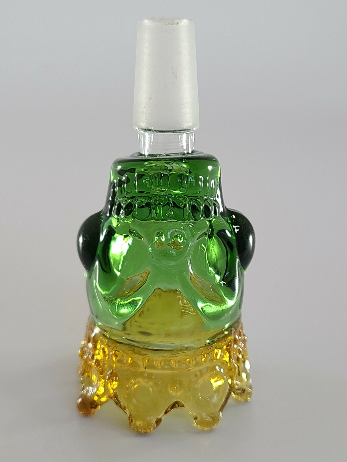 14MM Green Crown Bowl Thick Quality Glass Water Pipe Hookah Slide Replacement