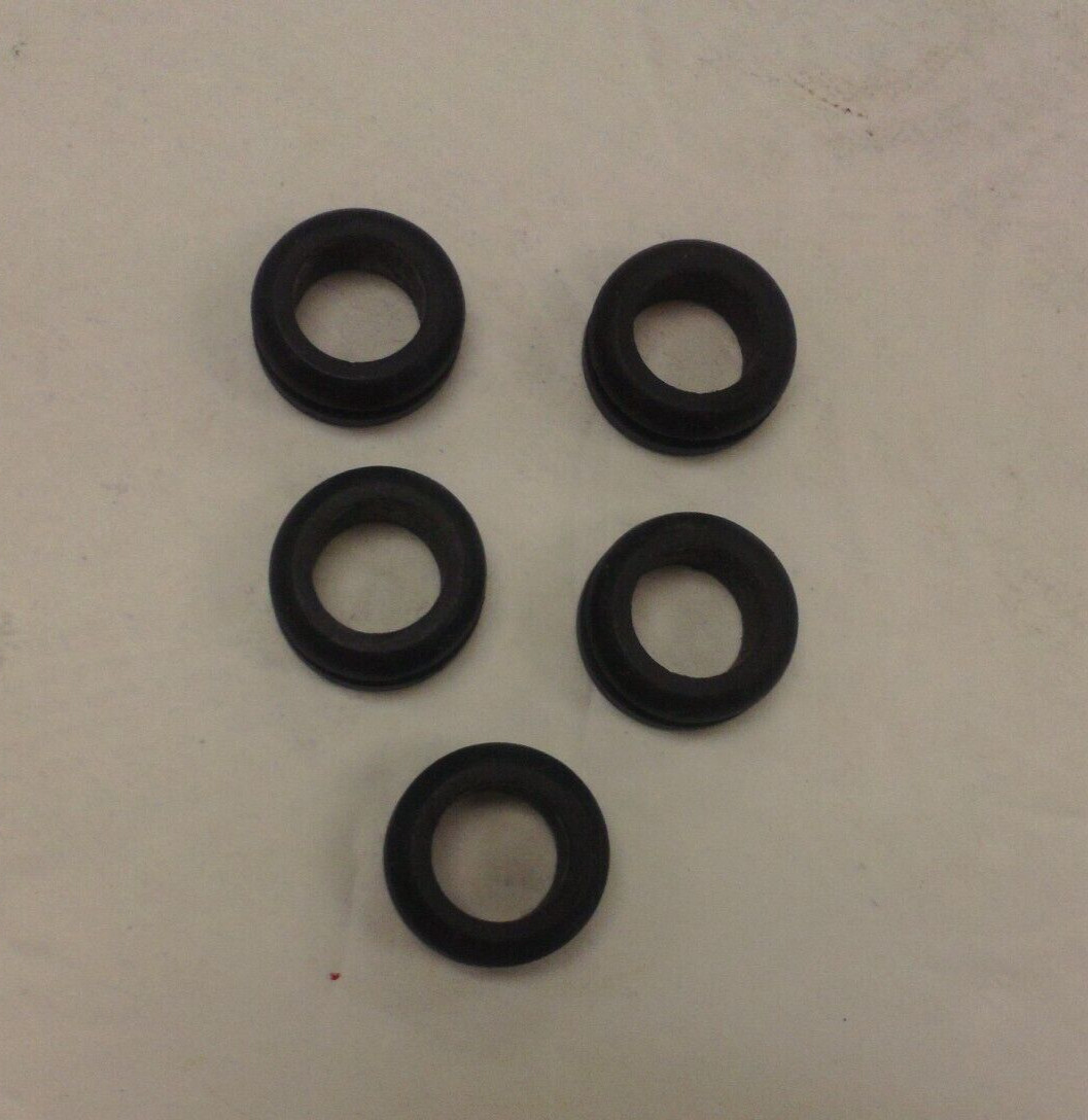 5 RUBBER GROMMETS FOR PULL OFF CARB WATER PIPES STEMS REPLACEMENT PIECE PARTS