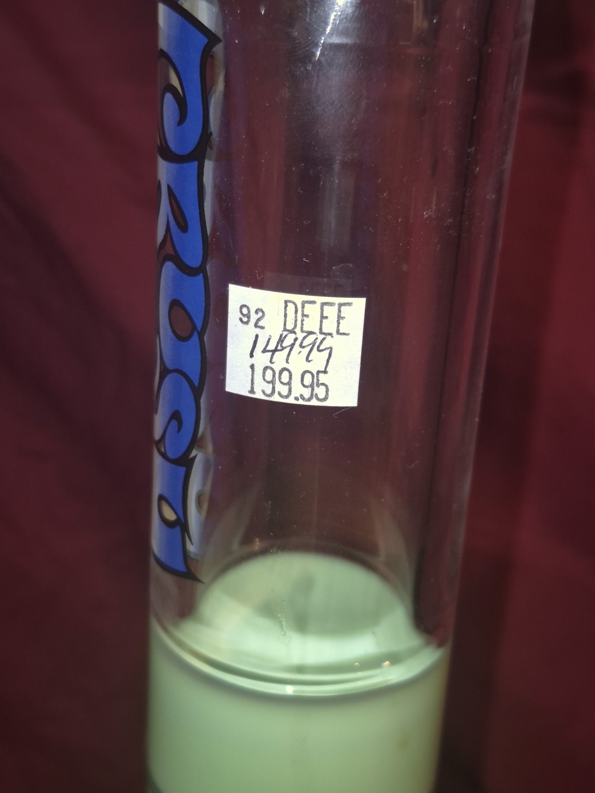 17&Prime; CRUSH Glass Beaker Bong – Starship Records Tulsa Liquidated Stock