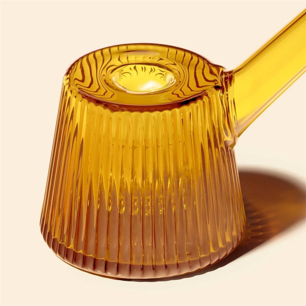 NWTN Home Deco Bubbler Water Pipe HONEYCOMB Borosilicate Glass 4.9&Prime;