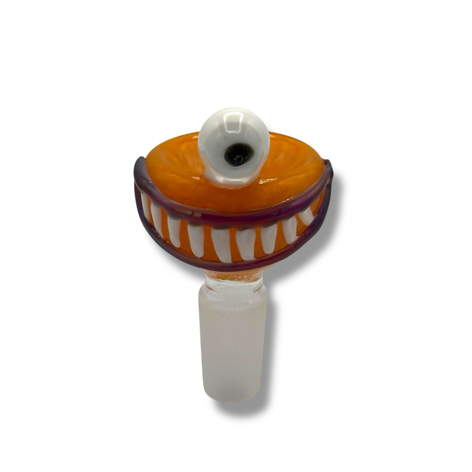14MM Male Glass Bowl Piece Slide for Bong Water Pipe Hookah – Orange Cyclops