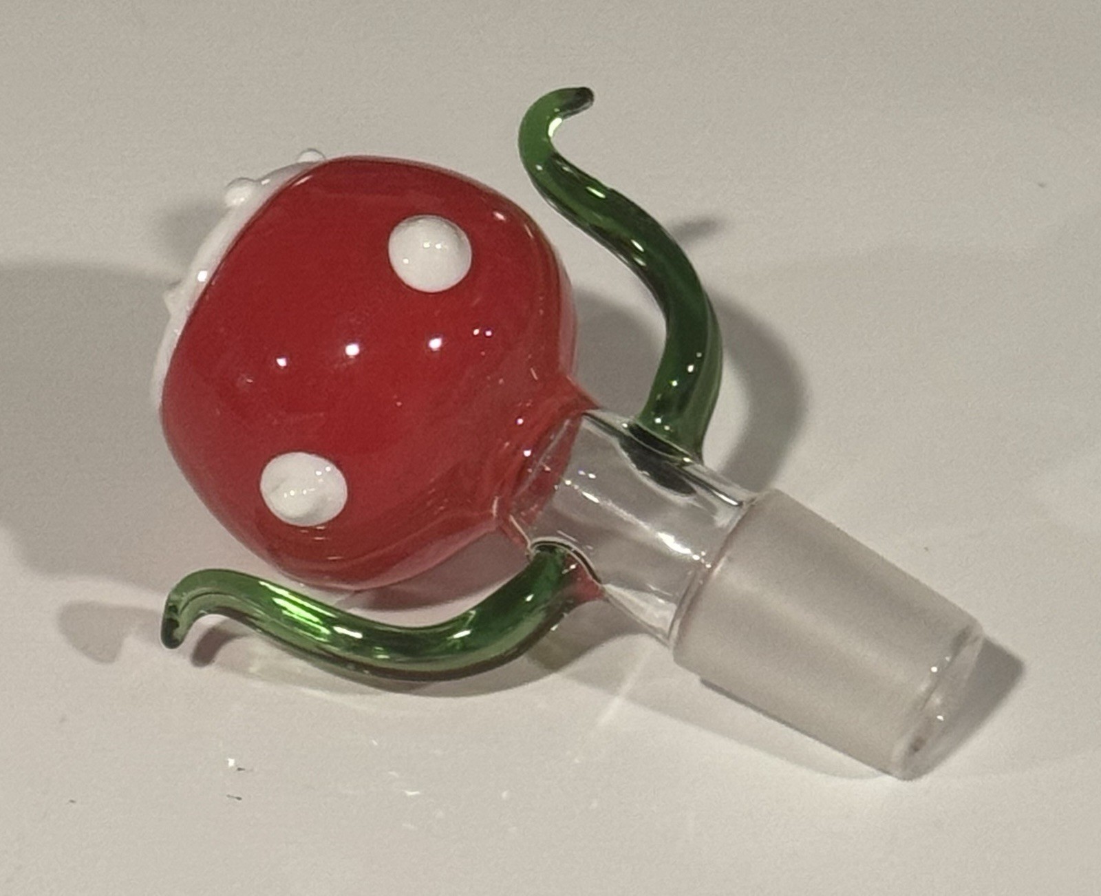 18mm Piranha Flower Bowl Piece Slide Male Glass
