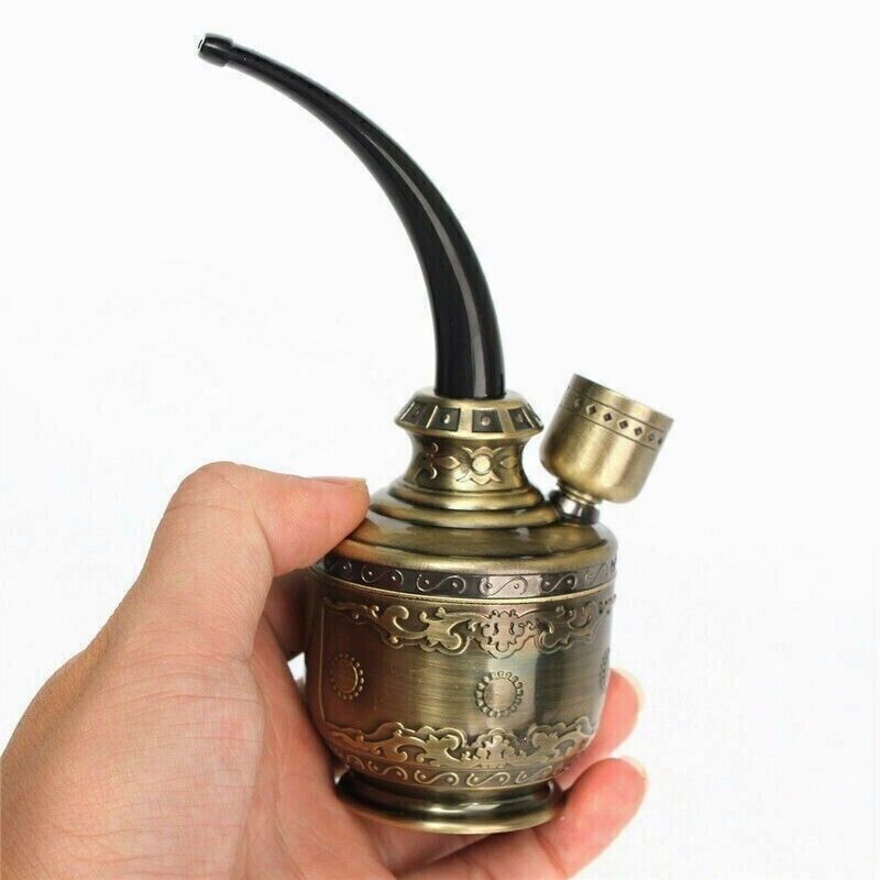 Mini Water Bong Herb Smoking Pipe Tobacco Smoke Hookah Shisha Nargila