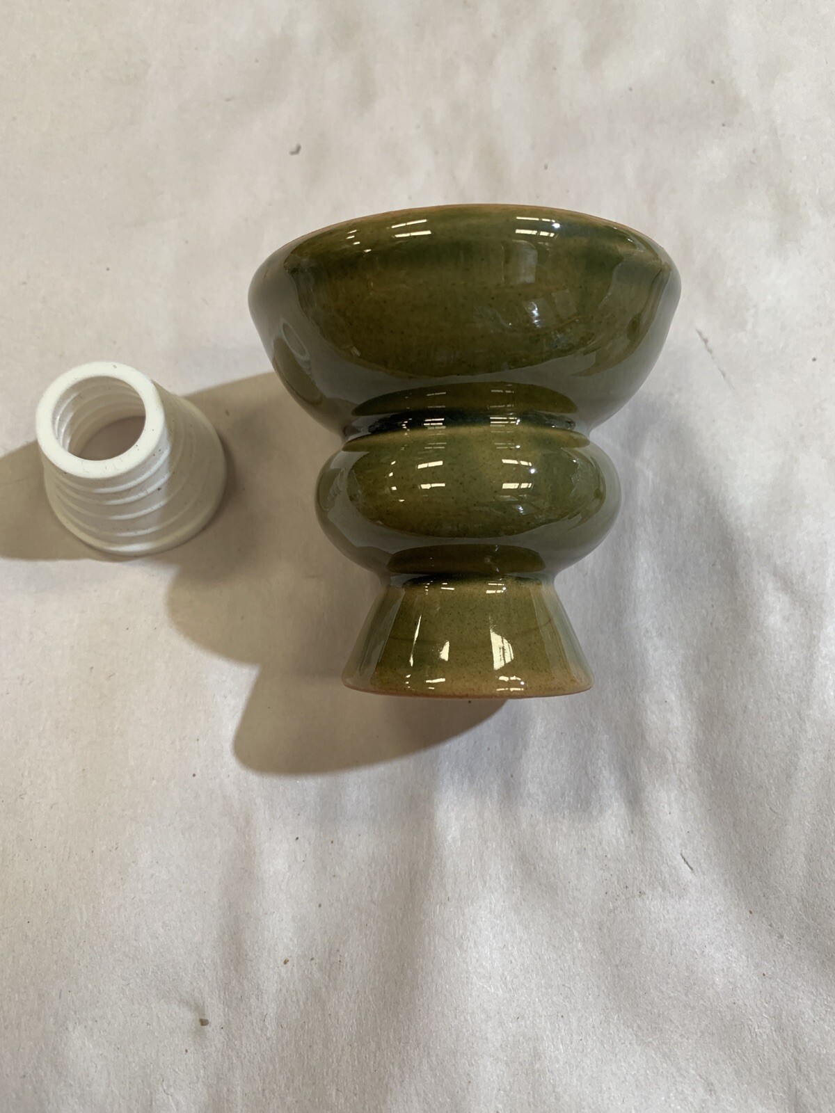 Inhale® small ceramic Hookah Bowl And A Grommet 2.25 widex 2.25 high