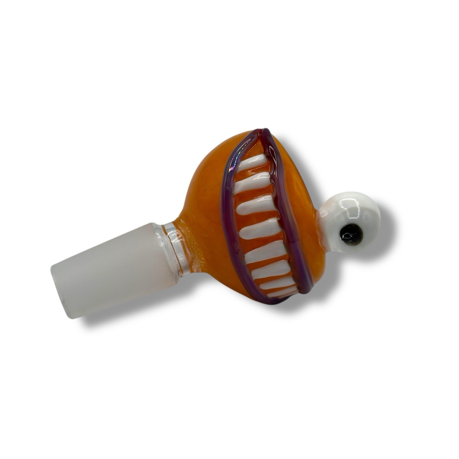 14MM Male Glass Bowl Piece Slide for Bong Water Pipe Hookah – Orange Cyclops