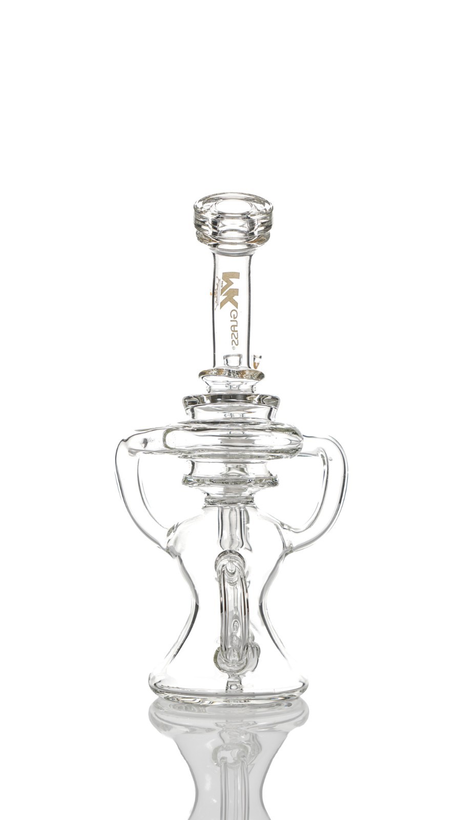 Toxic  9″ Clear Heavy Recycler High Quality Toxic Brand Recycler