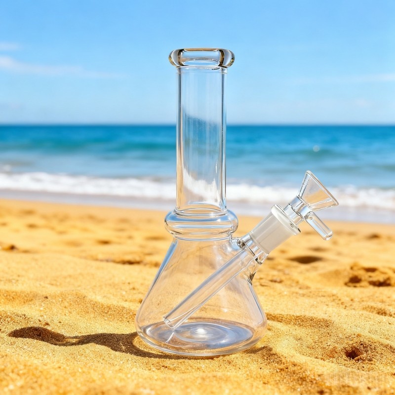 6 » Glass Bong Beaker Water Pipe Smoking Hookah Bubbler 14mm Diffuser Bowl USA