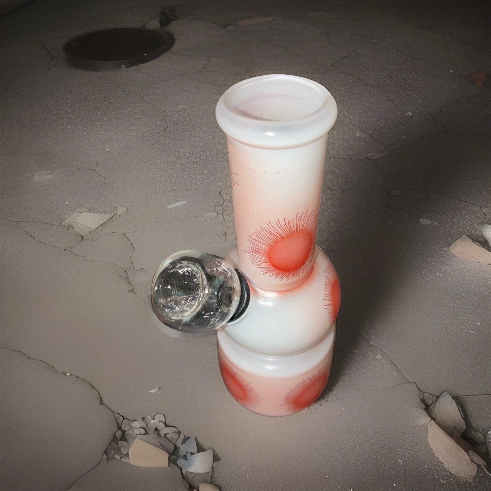 5” Mini Bong Tobacco Smoking Glass Bowl Downstem