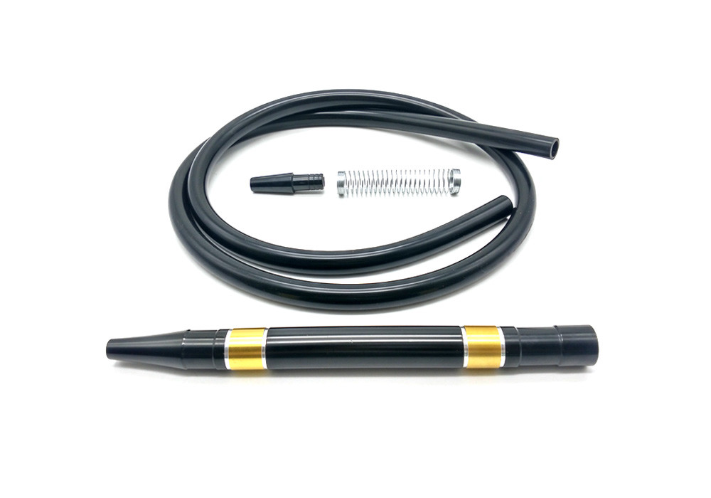 1.8m Hookah Shisha Aluminium Alloy Pipe Silicone Hose Spring Hookahs Accessories