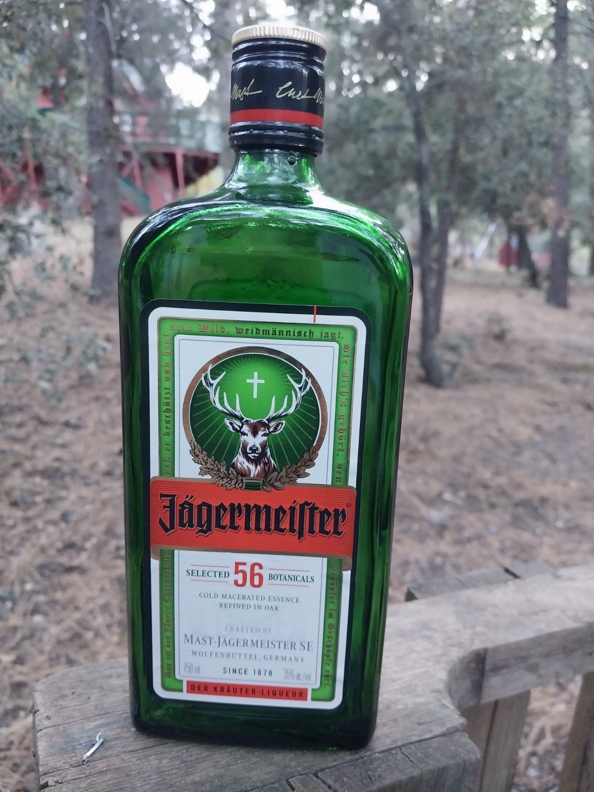 Jager Bong! Jagermeister Liquor Bottle Bubbler Bong Heavy Glass- Quality Parts!