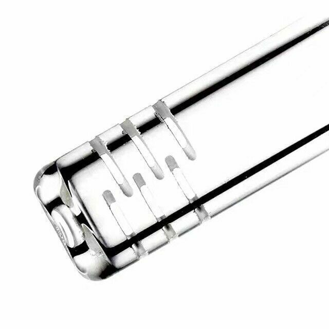 2PCS 4.7 » Glass Downstem Diffuser 14mm Male Down Stem For Bowl Glass Bong Pipe