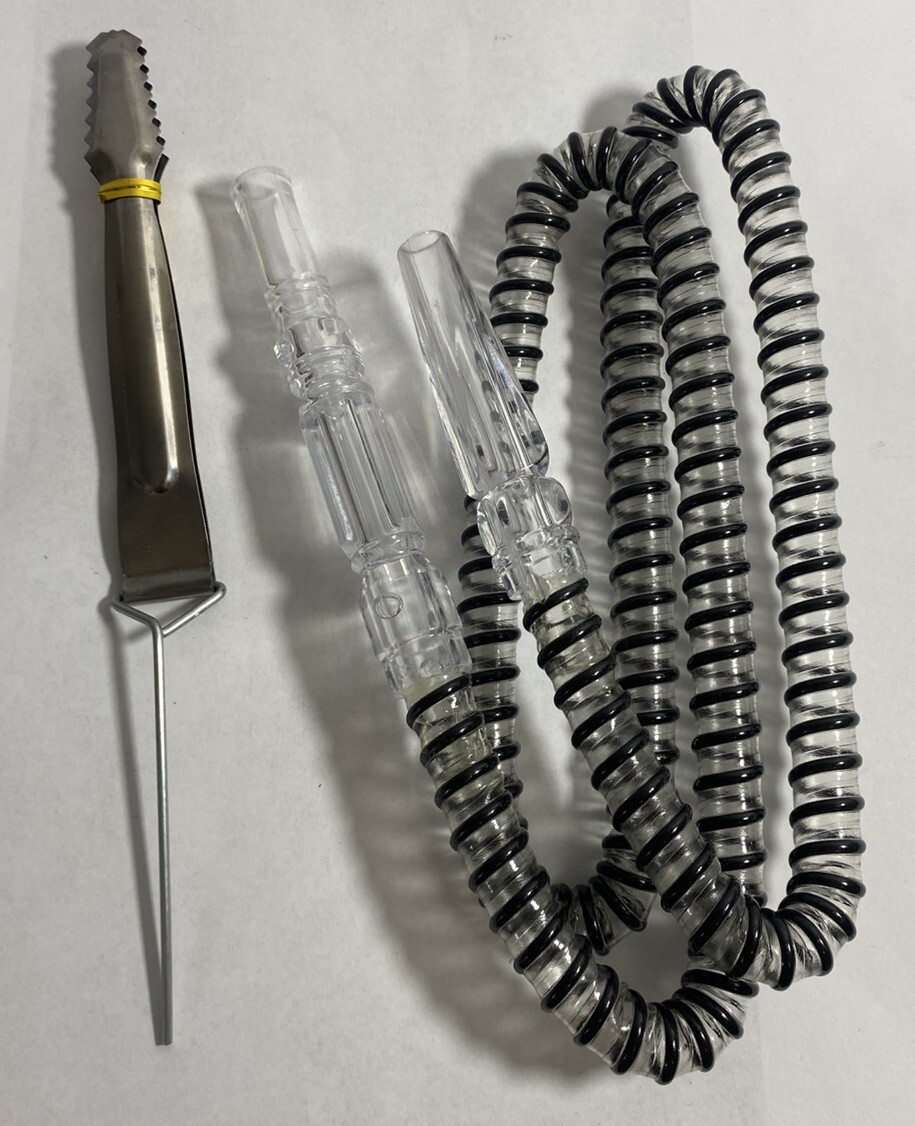 3- Ft length Hooka Hose & Tong