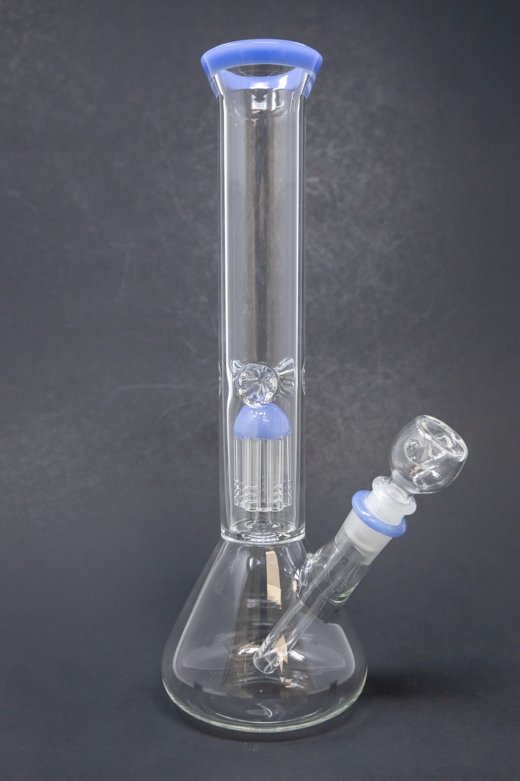 12&Prime; Hookah Water Pipe Tree Percolator Beaker Bong w/ Ice Catcher