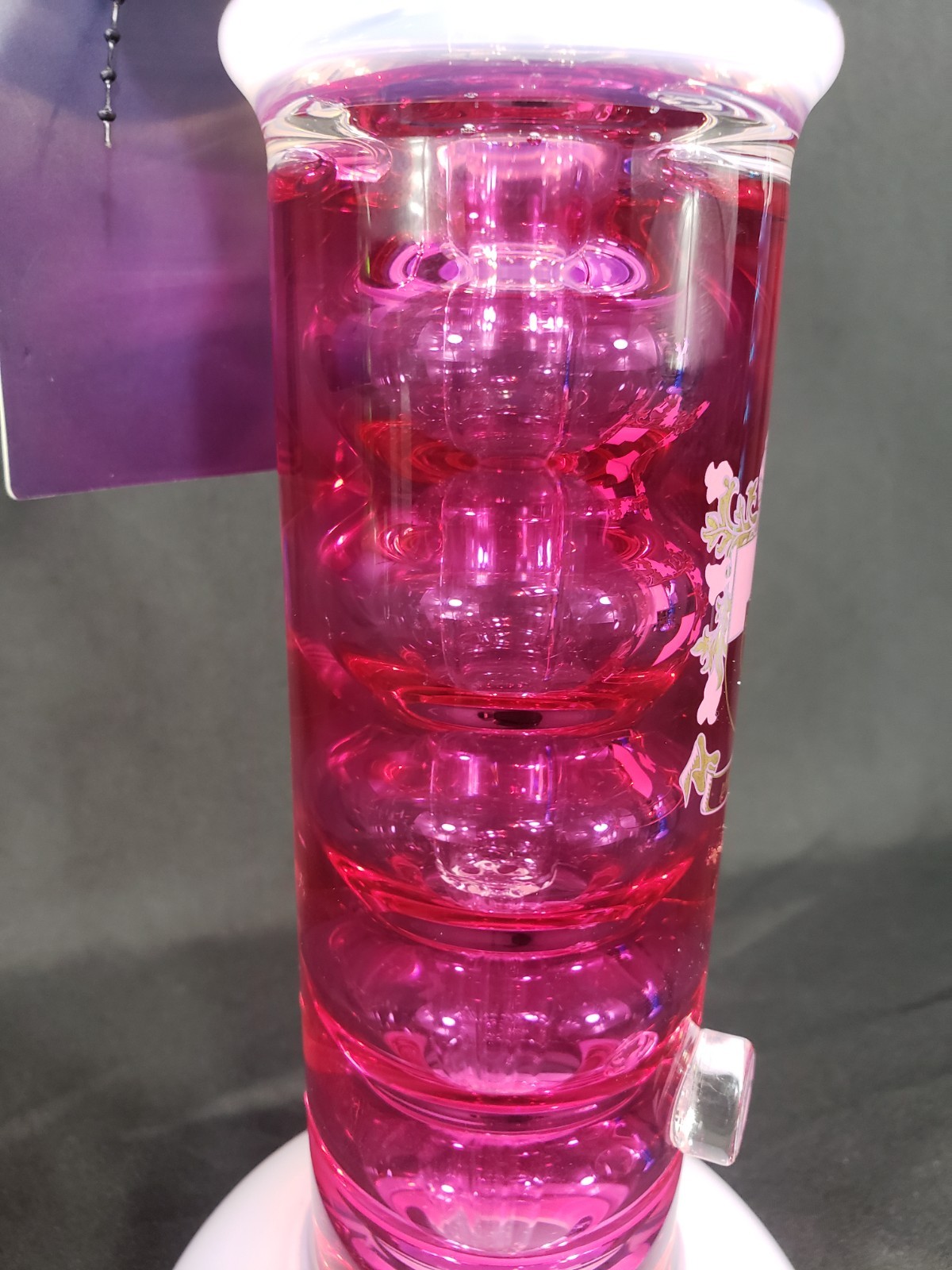 11&Prime; PHOENIX STAR GLYCERIN FREEZABLE COIL STRAIGHT BONG 2 Bowls