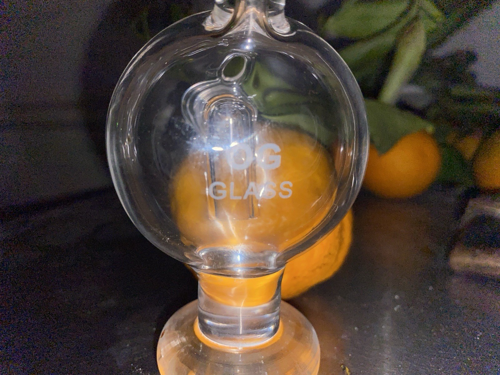 OG Glass Cone Blunt Bubbler– Clear Glass Mini Water Pipe – Premium Borosilicate