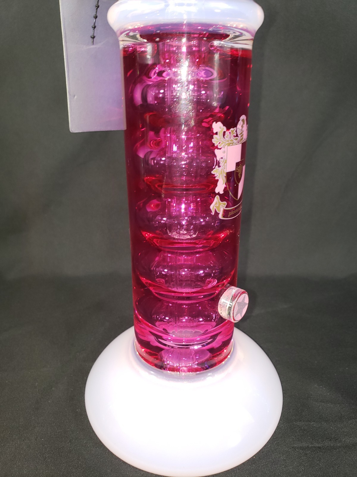 11&Prime; PHOENIX STAR GLYCERIN FREEZABLE COIL STRAIGHT BONG 2 Bowls