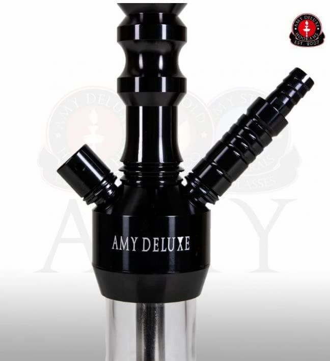 Made in Germany Hookah Shisha Heavy Metal Stainless Steel Aluminum Glass, Blue