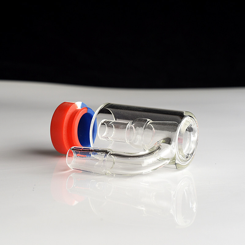 14mm 90° Glass Ash Catcher Glass Water Smoking Attachment for Hookah Water Pipes