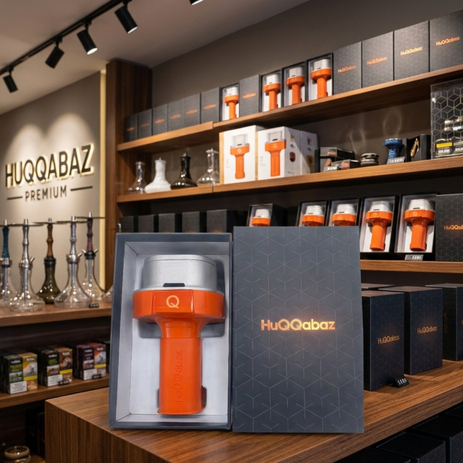 Orange New Design HuQQabaz Hookah