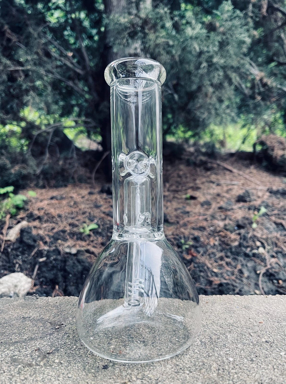 Premium Quality 9&Prime; Inch Clear Glass Hookah Water Pipe Bong with 14mm Bowl