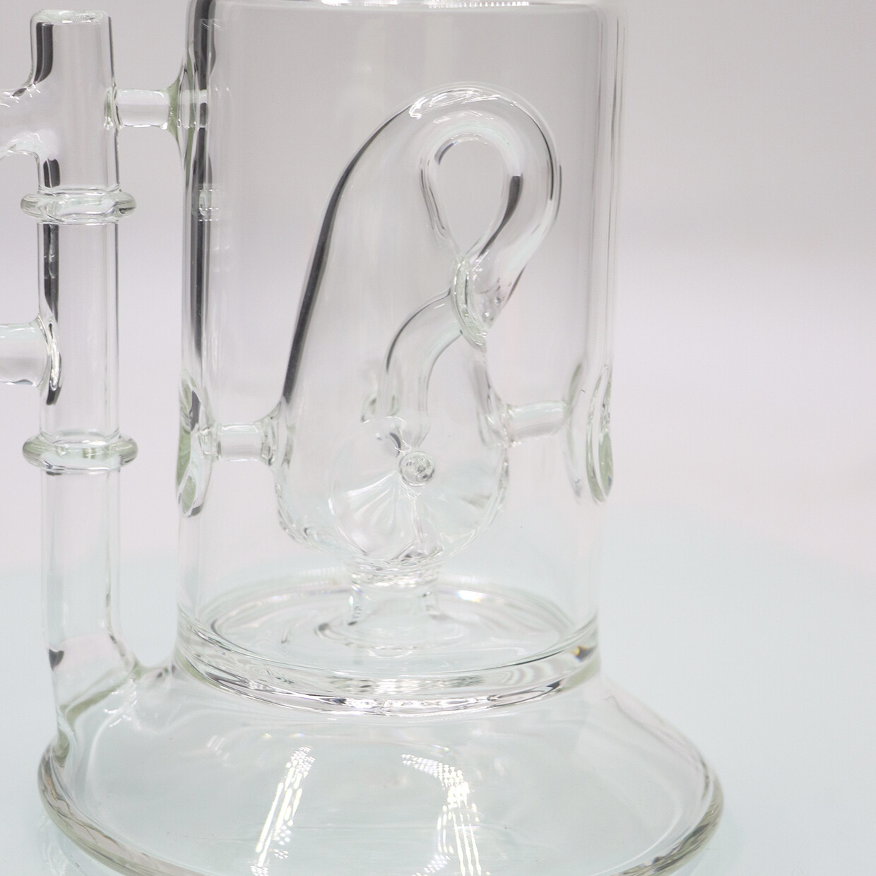 11 » Handmade High-quality clear Glass Smoking Waterpipes Perc Bong with Bowl