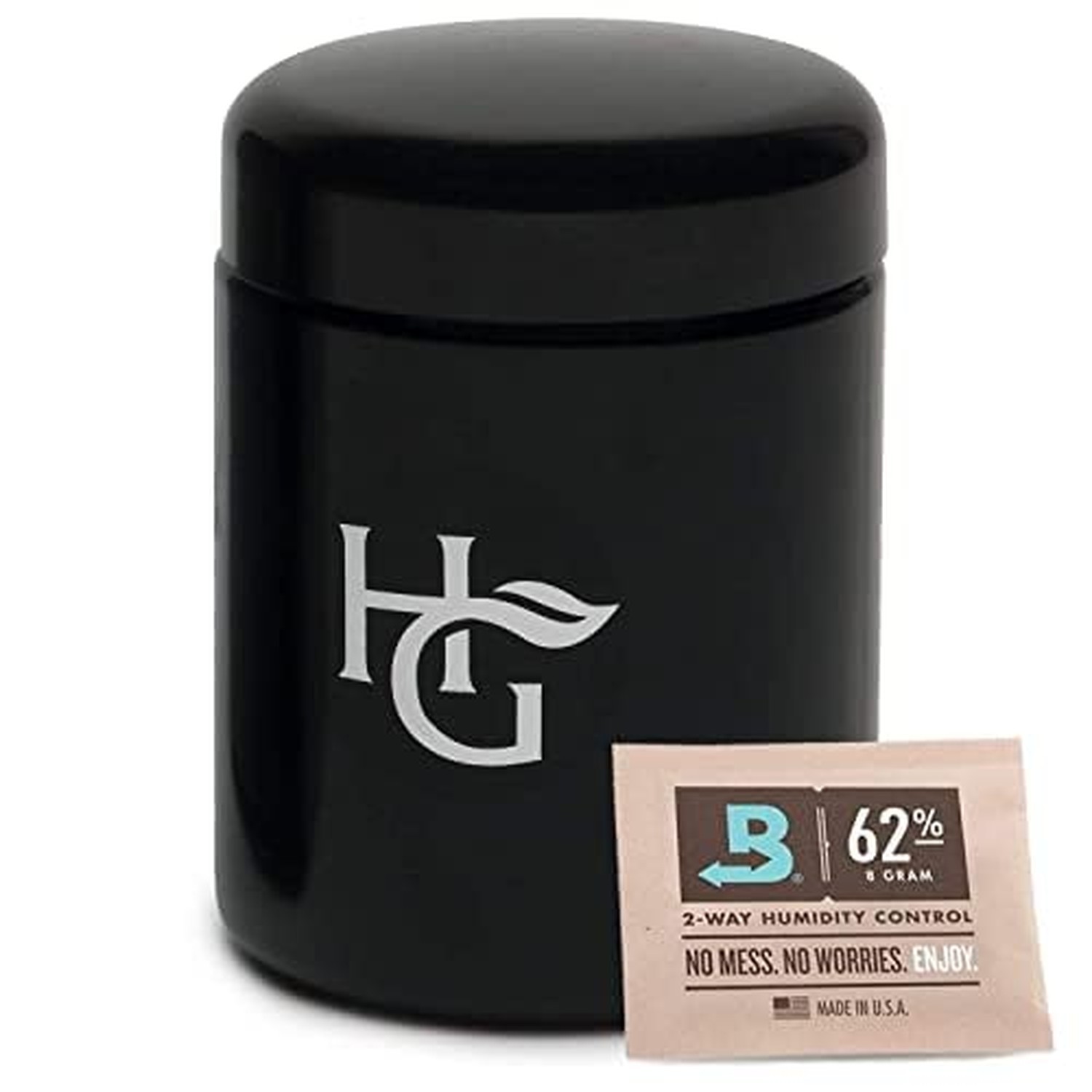 Herb Guard – Half Oz Airtight Jar and Smell Proof Containers (250 ml) Comes w…