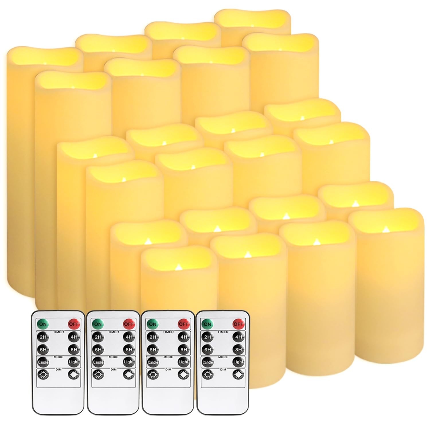 24-Pack LED Flameless Candles with Remote Control – Perfect for Home, Parties…
