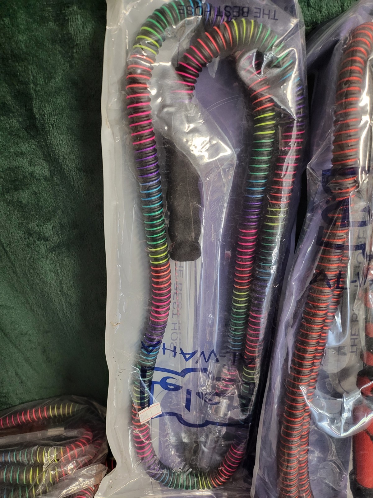 Al-Waha Hookah Shisha Hoses Lot of 10 from Jordan Lightweight Flexible Silicone