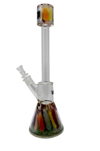 Inex Glass Beaker Feathers Water Pipe – Heavy Duty
