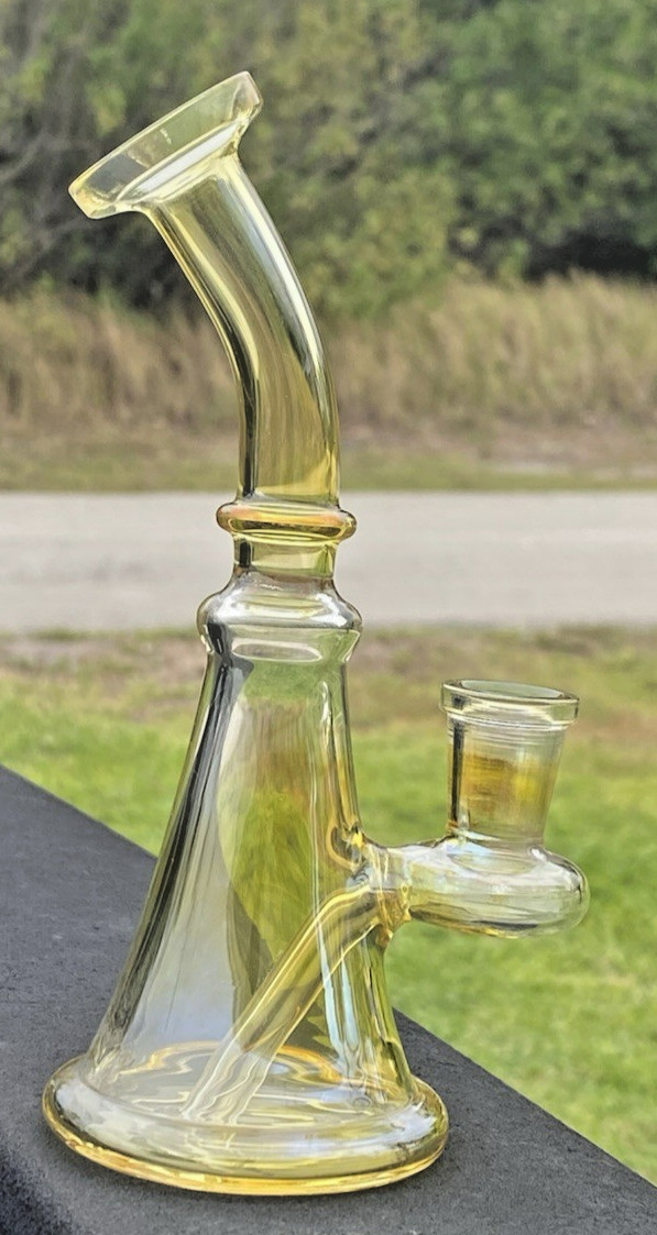 Sweet On The Go Small Traveling 6.5&Prime; Glass Beaker Water Pipe Bong 2X Bowls