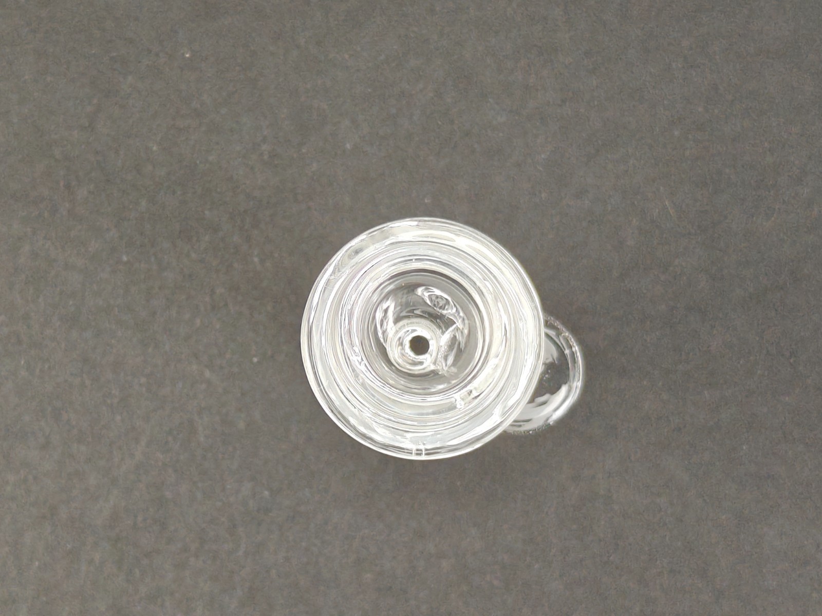 14mm male joint Glass slide bowl – Ice Clear w/grab tab – Hookah bong Piece 1pcs