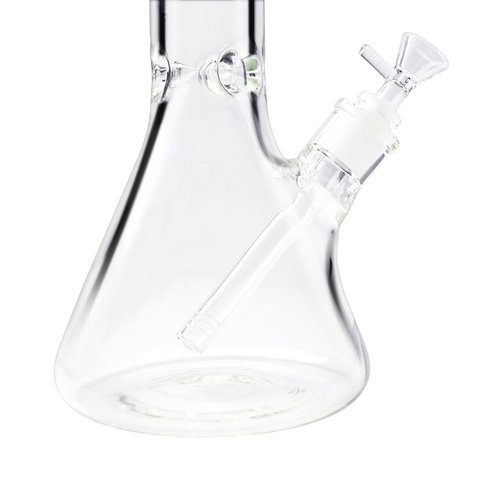 16in Heavy 6mm Thick Glass Bong Smoking Hookah Water Pipe 14mm Bowl Beaker