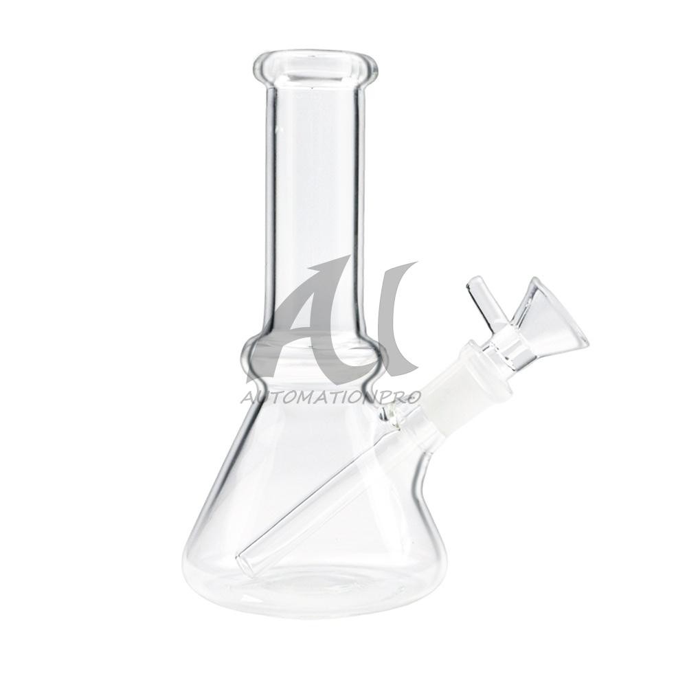 6&Prime; Small Glass Bong Smoking Tobacco Water Pipe 14MM Glass Bowl
