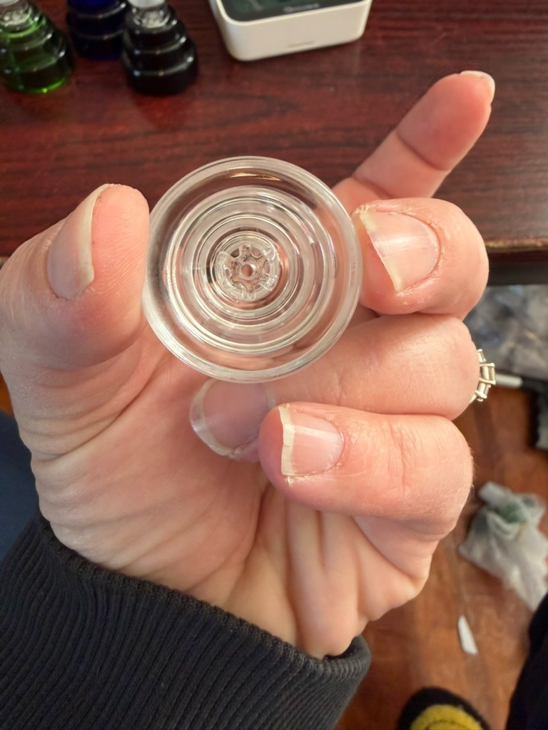 14mm Glass Bowl – Replacement part – Large Bowl – Bong Hookahs Built In Screen
