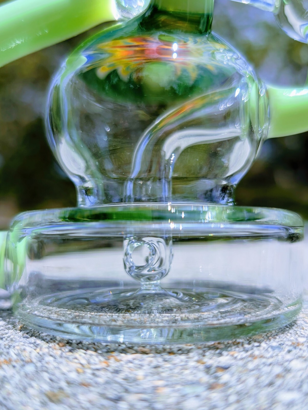 6.5&Prime; Slime Wig Wag Klein Recycler Tobacco Smoking Water Pipe Hookah Bubbler Bong