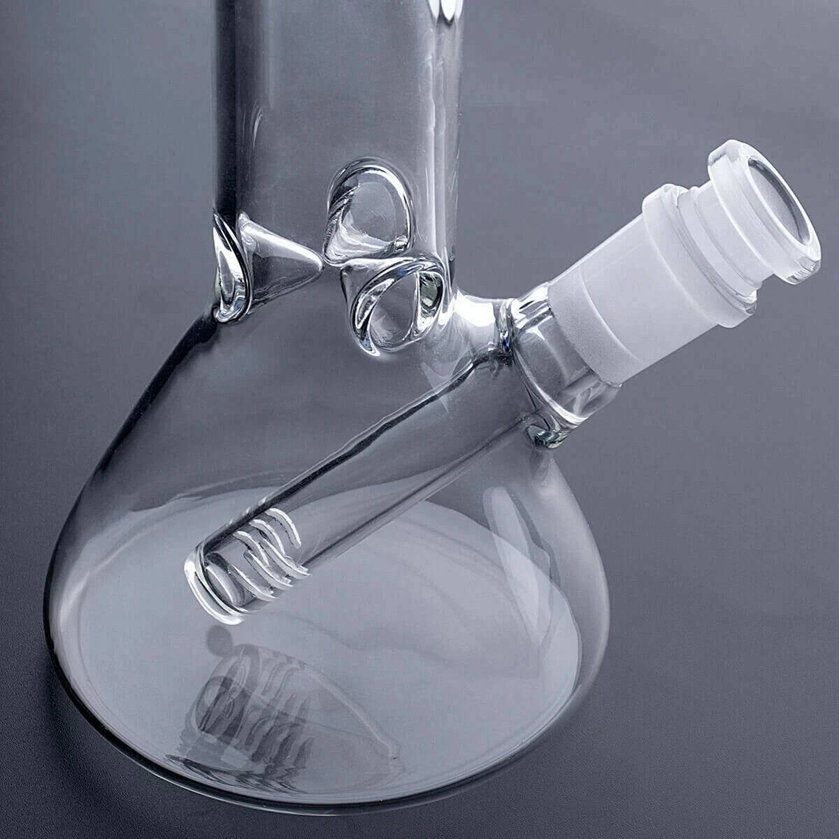 2-Pack 4.3 » 14mm Glass Downstem and 14mm Male Bowl Piece for Glass Bong